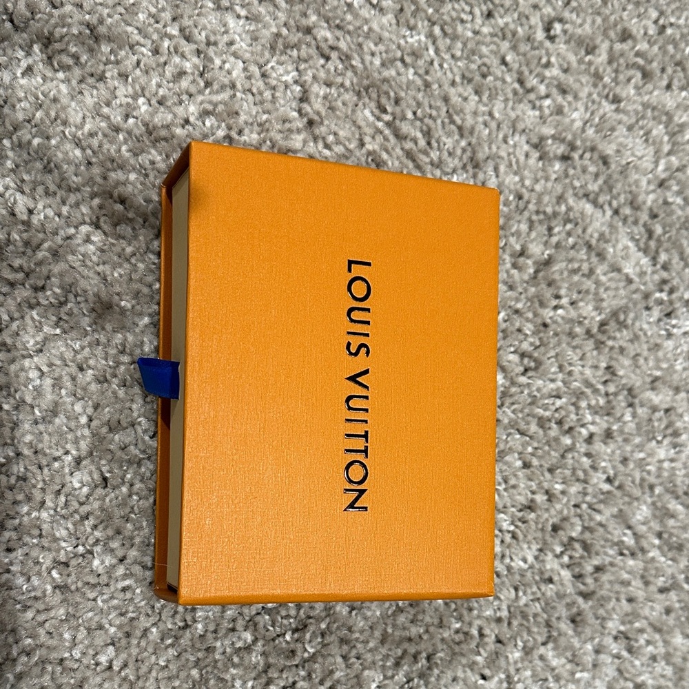 Louis Vuitton Vibrant Orange gift Box with Blue Accent